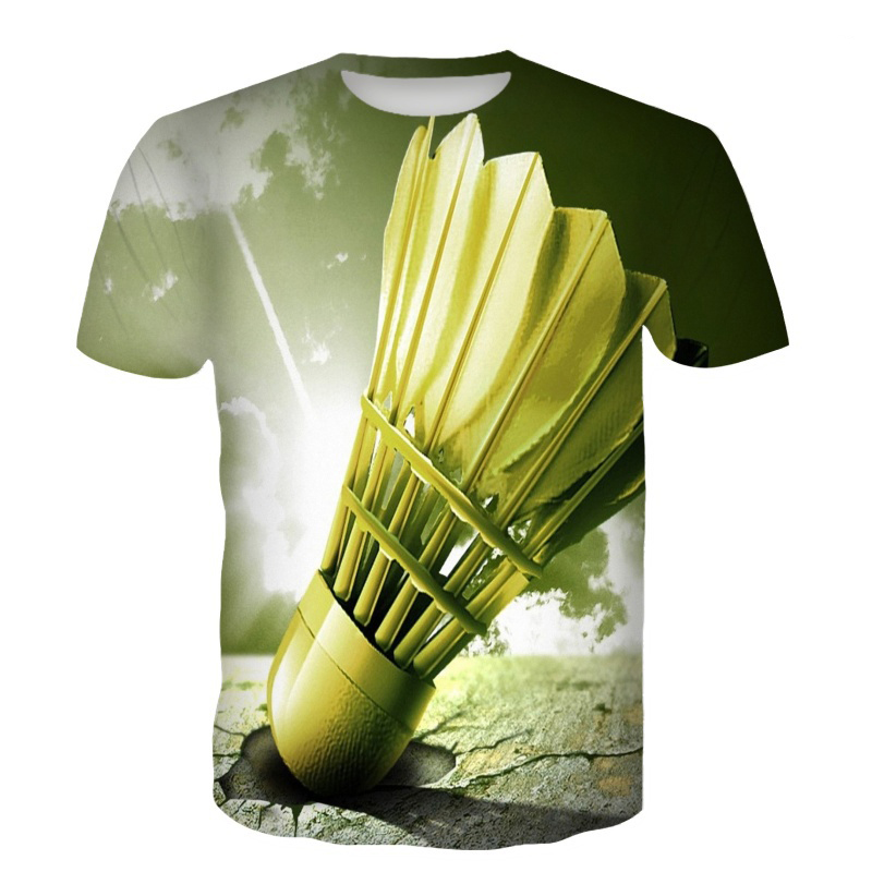 Badminton Wallpaper - Camisetas de badminton peteca impressão 3d