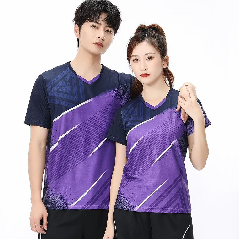 Badminton Wallpaper - Tops esportivos de manga curta masculino