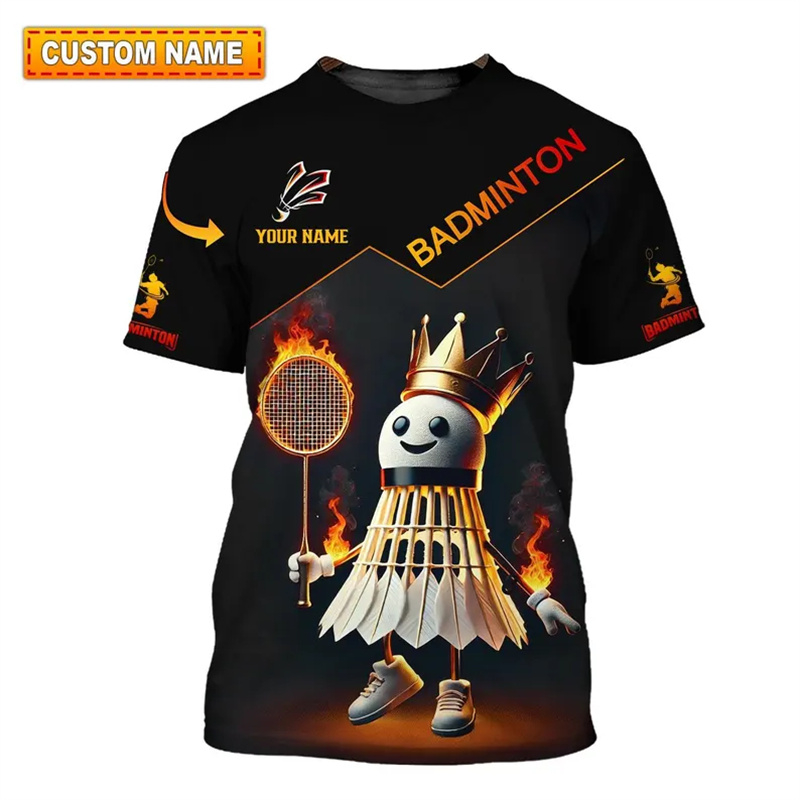 Badminton Wallpaper - Camiseta esportiva de badminton roupas masculinas